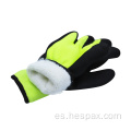 Hespax Custom Sandy Nitrile Trabajo de construcción Guantes de invierno